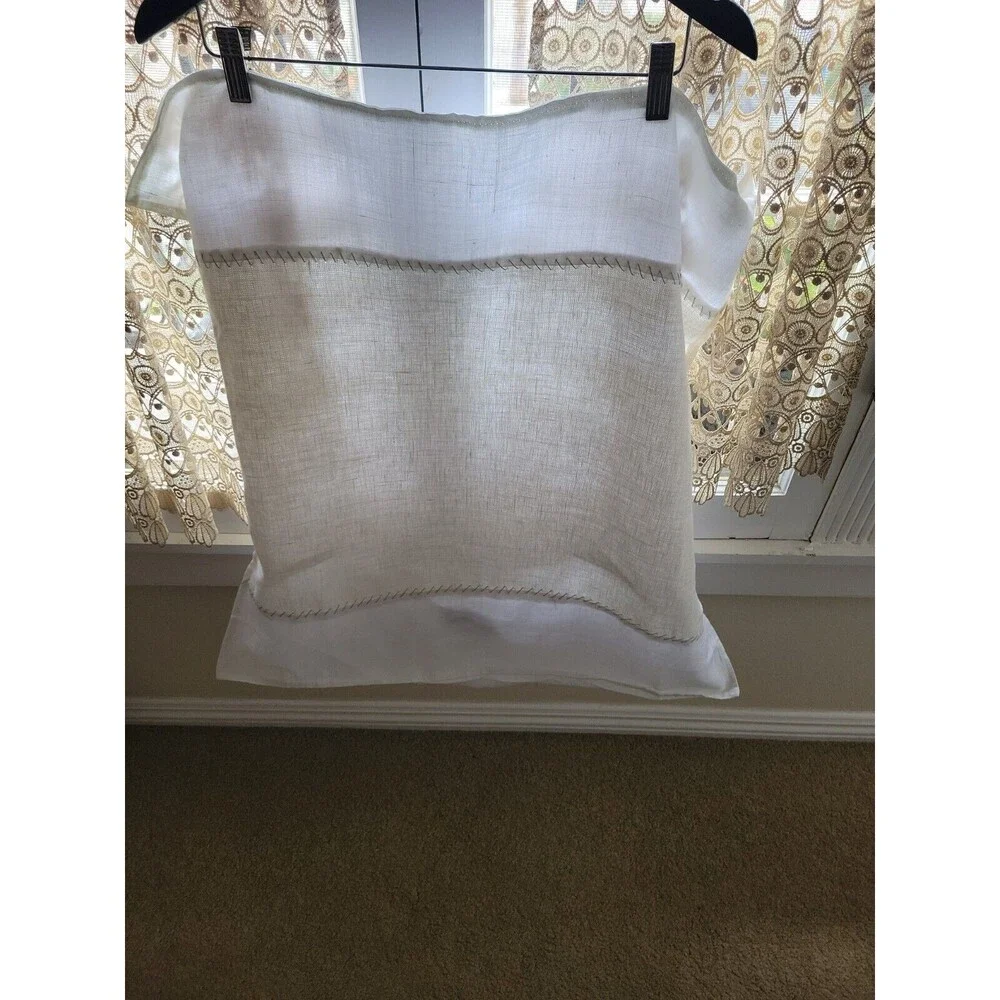 Vera Wang SHAM Painted Stripe European Euro 26x26